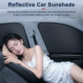 thumbnail image 4 of BAETEUY Car Side Window Sun Shade Privacy Curtain UV proof Sun Easy Installation Universal Front Seat Window Sunshade, 4 of 8
