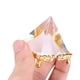thumbnail image 1 of Figurita de pirámides 2 Piezas de Egipto Transparente Pirámide de Cristal con Soporte de Oro para decoración del hogar Artesanía de curación energética Ornamento Artesanía Ecomeon no, 1 of 6