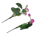 thumbnail image 3 of 2 piezas/paquete de flores artificiales de loto falsas, adorno de flores de seda para decoración del hogar, tiendas, fiestas, festivales (morado), 3 of 7
