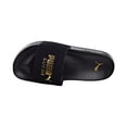 thumbnail image 5 of Puma Leadcat Suede Men's Slides Puma Black/Puma Team Gold 365758-01, 5 of 6