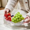thumbnail image 5 of Snack Serving Tray, Appetizer Tray with Lid, Square Glass Food Storage Organizer for Dried Fruits, Nuts, Candies, Sweet Cookies and Fruits, 5 of 5