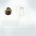 thumbnail image 4 of Women Fashion Hair Brush Wide Tooth Comb ABS Large Wide Tooth Comb For Hair Styling Tool, 4 of 5