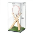 thumbnail image 4 of Toystoory Vitrinas de acrílico para béisbol, recuerdos con estilo, vitrinas para pelotas de béisbol Animadoras, 4 of 6