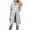 Grey, variant on Women's Fashion Leisure Outdoor Autumn and Winter Long Solid Color Long Sleeve Loose Pocket Cardigan Jacket Cardigan Short Open Cardigan M
