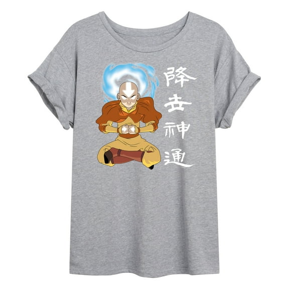 Avatar: The Last Airbender- Aang Avatar State - Juniors Ideal Flowy Muscle T-Shirt