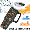 thumbnail image 4 of Halloween Tumbler 40 oz, Pumpkin Tumblers with Lids and Straws, Insulated Cup Stainless Steel Travel Mug, Halloween Pumpkin Gifts, 4 of 6