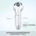 thumbnail image 6 of POSEION BT100 SW Filtered Shower Head – Handheld, High Pressure, Magnetized Sediment Filter, Ultrafine Water Stream, Spa-Like Comfort,  Build, Made in Korea, 6 of 7