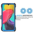 thumbnail image 2 of EBIZCITY Phone Cases for Samsung Galaxy A14 5G (2022) 6.6", [Built-in Screen Protector] Combo Holster Belt Clip [Heavy Duty] [Kickstand] Full-Body Rugged Holster Case -Blue, 2 of 6