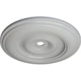 thumbnail image 3 of 44 1/2"OD x 4"ID x 4 "P Classic Ceiling Medallion (Fits Canopies up to 8 1/4"), Hand-Painted Frost, 3 of 6