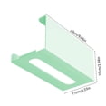 thumbnail image 3 of Under Cabinet Paper Towel Holder Wall Mounted Tissue Rack Kitchen Bathroom No Punching Roll Organizer Space Saving Household Storage For Kitchen Bathroom Cabinet Use Counter Shelf Home, 3 of 6