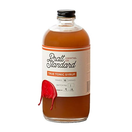 Pratt Standard Cocktail Company Old Fashioned Authentic Tonic Syrup for Cocktails, 16 (Best Tonic Syrup Australia)