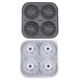 thumbnail image 2 of Bandeja para cubitos de hielo con forma de balón de fútbol: molde grande de silicona de 4 cavidades para cubitos de hielo de whisky, cócteles y cervezas. Bandeja reutilizable para congelar, ideal, 2 of 6
