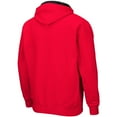 thumbnail image 3 of Men's Colosseum Red Louisville Cardinals Big & Tall Full-Zip Hoodie, 3 of 3