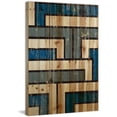 thumbnail image 2 of Marmont Hill - "Tetris" Painting Print on Natural Pine Wood, 2 of 7