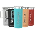 thumbnail image 1 of The Coldest Coffee Mug - Stainless Steel Super Insulated Travel Mug for Hot & Cold Drinks, Best for Tea, Lattes, Cappuccino Coffee Cup( Comet Tail Green 32 Oz), 1 of 6