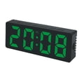 thumbnail image 2 of Despertador Digital Baoblaze Ajuste de brillo velocidades negro y verde, 2 of 8
