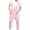 Pink, variant on Mens Personalized Pink Overalls Funky Ripped Denim Bib Pants Fashion Sleeveless Cargo Romper Jumpsuit with Pockets