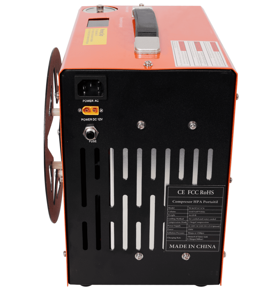 PCP Air Compressor 4500PSI Auto-Stop 12V/120V Oil-Free Portable Pump