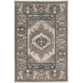thumbnail image 2 of Linon Vintage Gray and Blue Aztec Area Rug, 9' x 12', 2 of 3