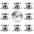thumbnail image 1 of 8pcs Stainless Steel Pot Lid Knobs, Pot Lid Knobs with Screws, 1 of 5
