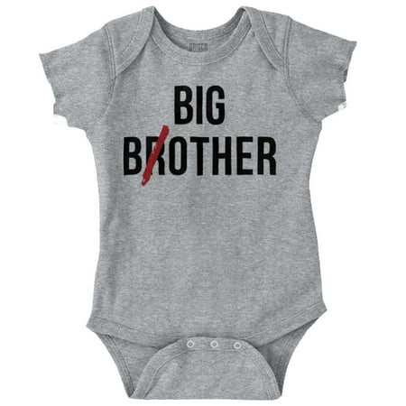 

Brother Newborn Infant Bodysuits For Boys Big Bother Funny Shower Birthday Gift