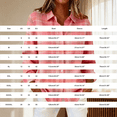 thumbnail image 3 of Endives Women's Shirts Plaid Block Long Sleeve Button Down Blouse Womens Top, 3 of 4