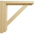 thumbnail image 3 of Ekena Millwork 2 1/2"W x 10 3/4"D x 10 1/4"H Traditional Shelf Bracket, Alder, 3 of 4