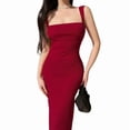 thumbnail image 3 of Elegant Summer 2025 New Slim Fit Maxi Dress in Chic Style for Women, 3 of 8