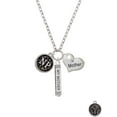 thumbnail image 2 of Delight Jewelry Silvertone Nurse Caduceus Seal - NP Always My Mother Bar Zoe Necklace, 2 of 4