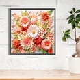 thumbnail image 3 of Pintura de diamante 5D DIY Taladro cuadrado completo Taladro AB parcial Decoración de flores 45x45cm Hugtrwg Para estrenar, 3 of 9