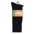 thumbnail image 2 of DailyWear Mens Comfort Bamboo Nylon Spandex Dress Crew Socks Size 10 to 13 (6Pair, Black), 2 of 2