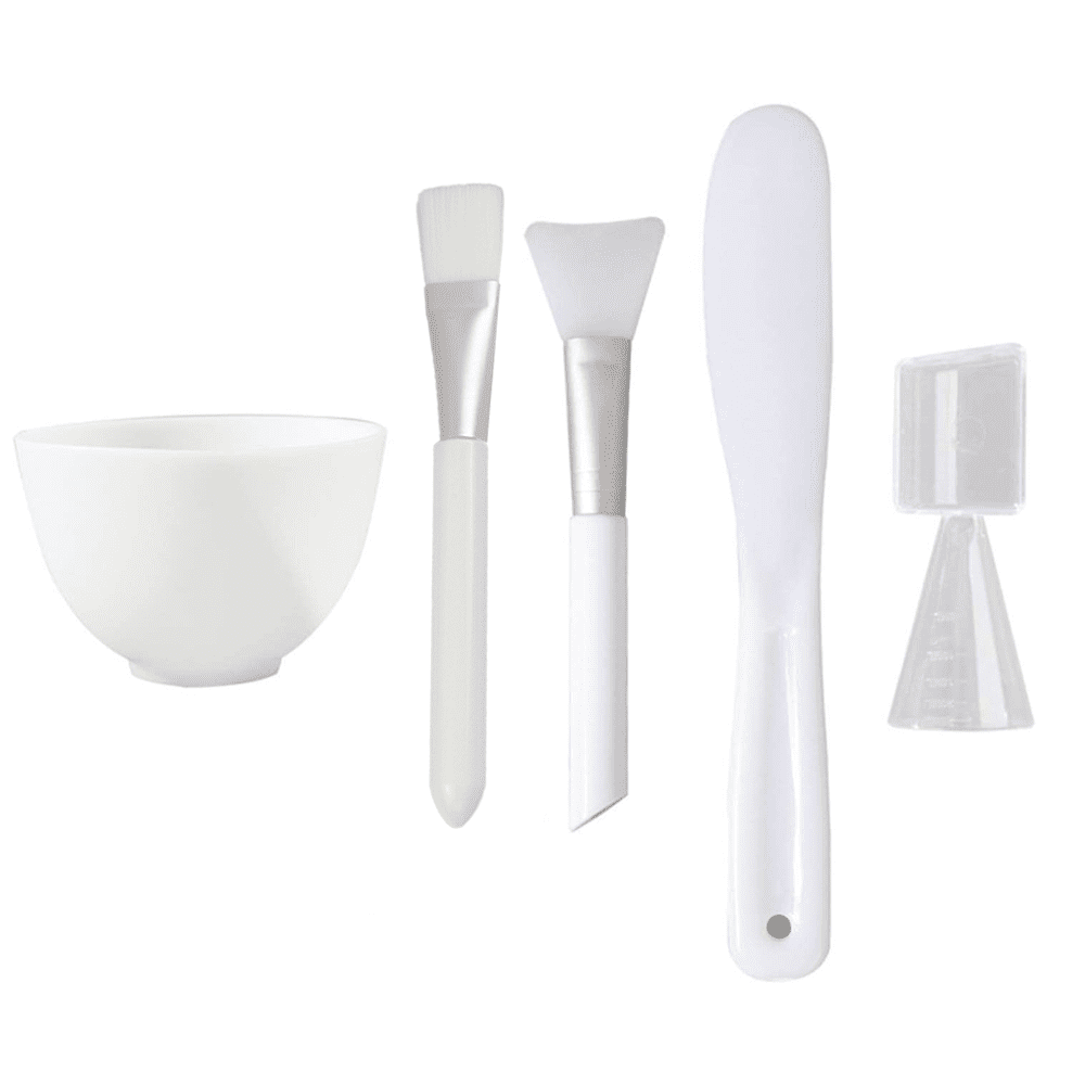 Face Mask Mixing Bowl Set, Silicone Bowl Facemask Mixing Tool Kit with