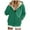 Dark Green, variant on larppty Women's Winter Sherpa-Lined Warm Casual Solid Long Sleeve Zipper Hooded Jacket With Pockets（Dark Green，M）