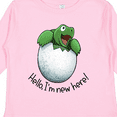 thumbnail image 4 of Inktastic Hello, I'm New Here Cute Baby Turtle Boys or Girls Long Sleeve Toddler T-Shirt, 4 of 5
