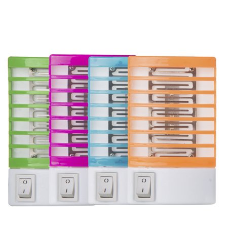 Sinhoon Indoor Bug Zapper Flying Insect Killer Photocatalyst LED Night Light Trap Electronic Repellent  Electric Plug-in Lamp Pest Control for Gnat & Mosquitoes