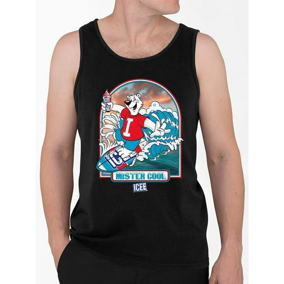 ICEE Surfing Wave Vibes - Cool Graphic Men's Tank Top