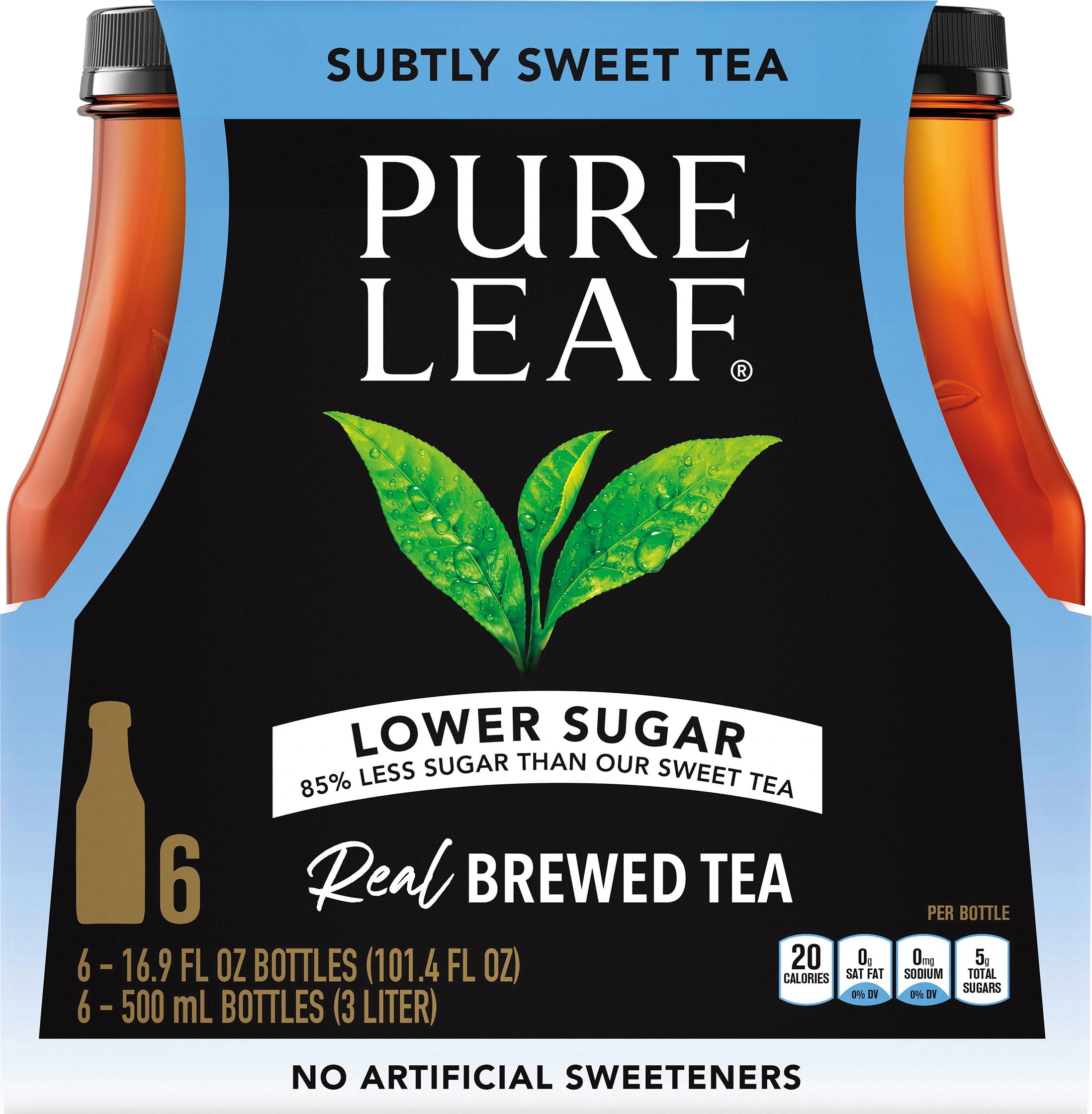 Pure Leaf Iced Tea Subtly Sweet 16.9 Fl Oz, 6 Count