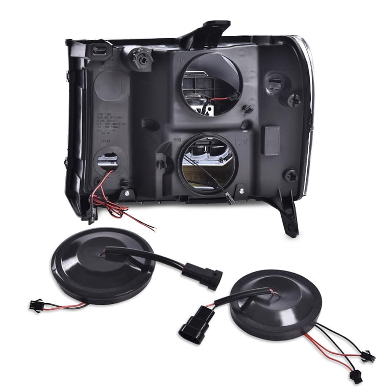DRL LED Projector Headlights For 2007-2013 Chevy Silverado 1500/2500 - DOT & SAE Certified 3 thumbnail image