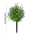 thumbnail image 3 of Árbol Artificial Realista de 50 Cm (20 Pulgadas) para Colocar En El Suelo, Ideal para Decoración de Jardines Exteriores. Estaca de Plástico Realista para Céspedes, Caminos y Paisajismo, Perfecta para, 3 of 6