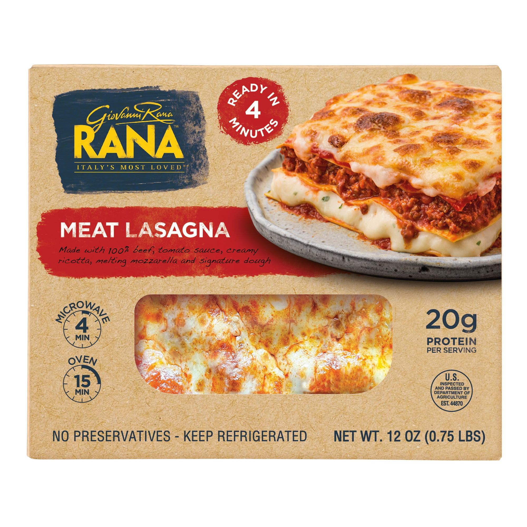 RANA MEAT LASAGNA 12OZ