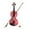 Pink, variant on Ktaxon White 4/4 Size Handcrafted Solid Wood Violin with case for Adult, White