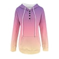 thumbnail image 5 of Hauts pour Femmes à Manches Longues Mode Imprimée avec Poche Blouse Décontractée à Boutons, 5 of 5