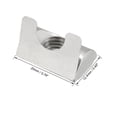 thumbnail image 2 of Unique Bargains Roll In Spring M8 T Nuts, 3030/4040 Series Universal with Spring Sheet, 15 Pcs, 2 of 4