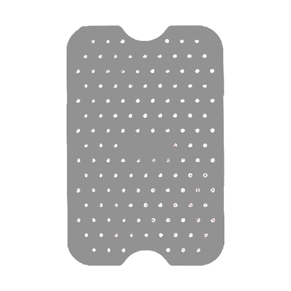 Reusable Silicone Air Fryer Liner Non-Stick Reusable Air Fryer Pad for Double Basket Air Fryers Heat-Resistant Dishwasher Safe Gray Food-Grade Silicone Cooking Mat,Gray