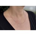 thumbnail image 2 of UR TREND 14K Rose Gold Plated 925 Sterling Silver Necklace | Lightweight & Hypoallergenic | 45cm Chain with Anti-Tarnish Coating | Perfect for Women, 2 of 3