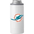 thumbnail image 2 of Miami Dolphins 12oz. Letterman Slim Can Cooler, 2 of 2