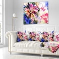 thumbnail image 3 of Designart Flowers in a Collage - Floral Throw Pillow - 16x16, 3 of 5