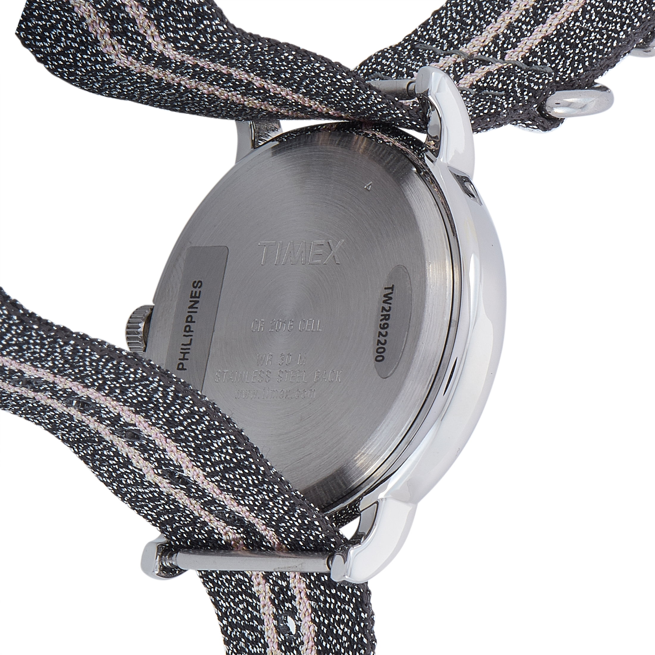 Timex Weekender 38 mm Gray Metallic Strap Watch TW2R92200