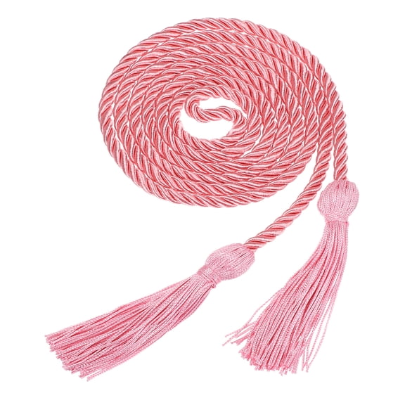 Uxcell 1Pcs 2026 Tassel Graduation 67" Honor Braided Graduation Cords Pink