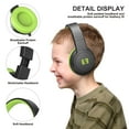 thumbnail image 2 of Seenda HKC308 Kids Headphones, Over-Ear Wired Headphones with Microphone for Kids, Foldable, Audio Share, 85/94dB Safe Volume Control, Black, 2 of 8